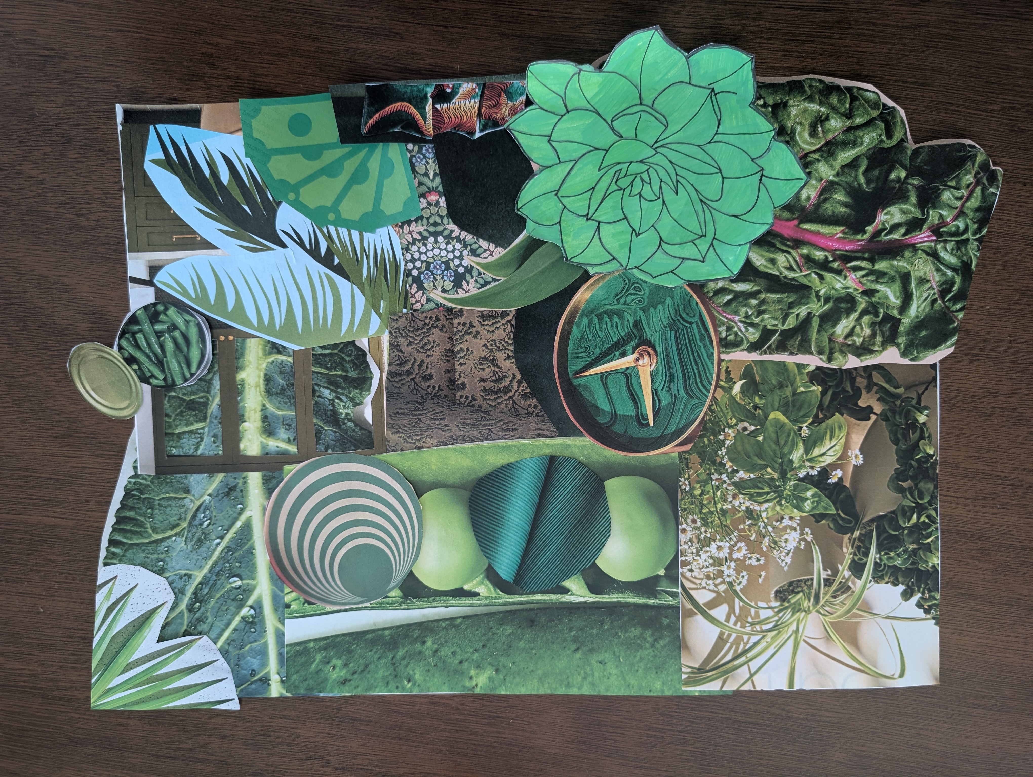 Collage art piece