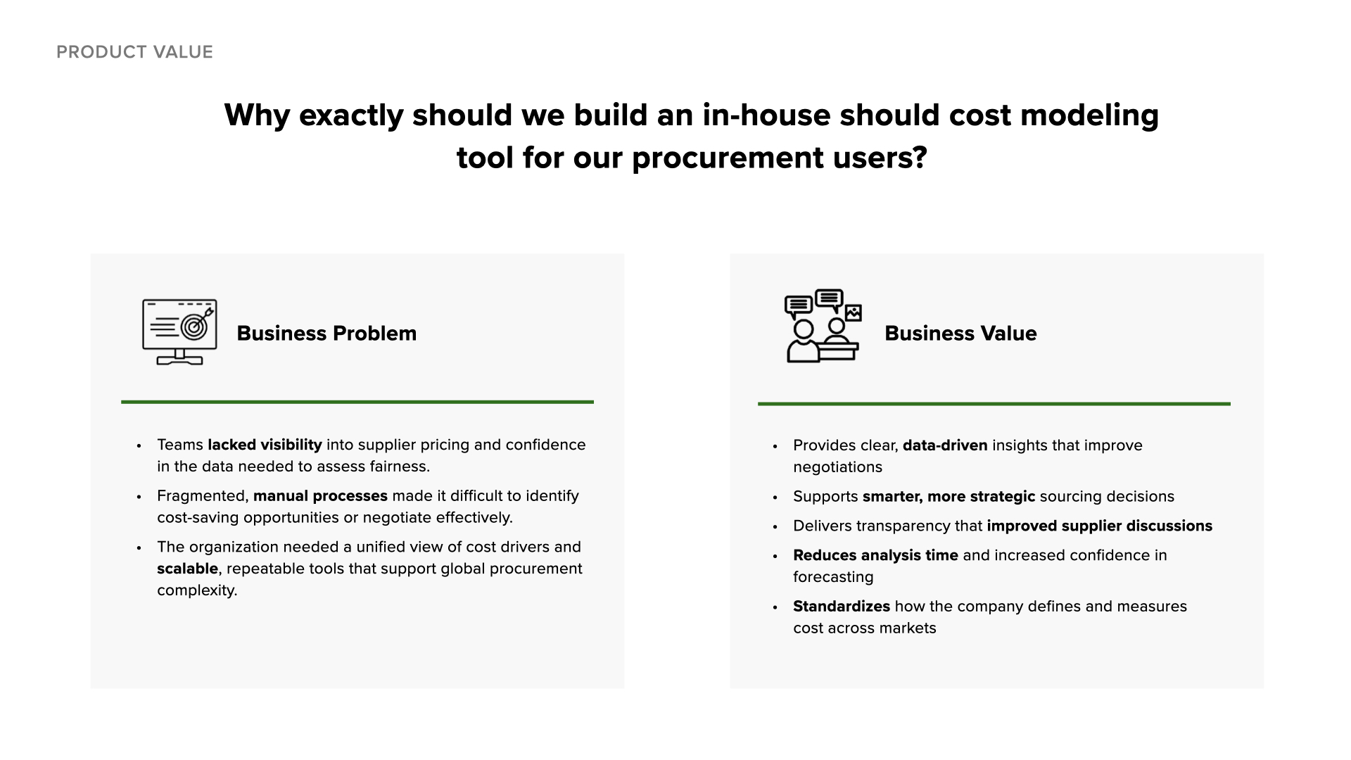 Slide 3: Product Value